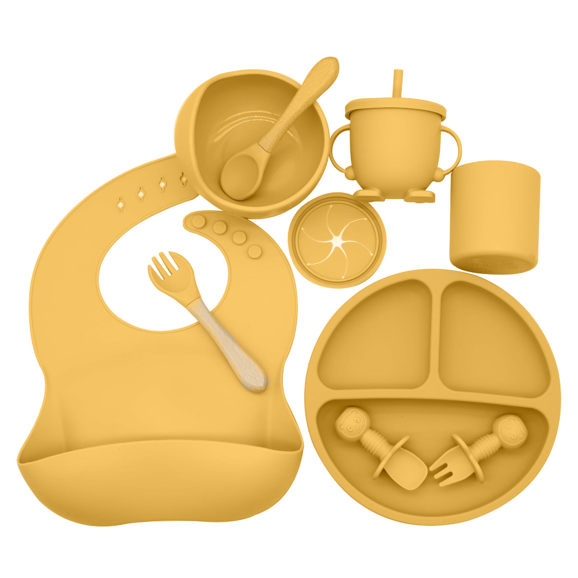 Silicone Baby Feeding Essentials Set