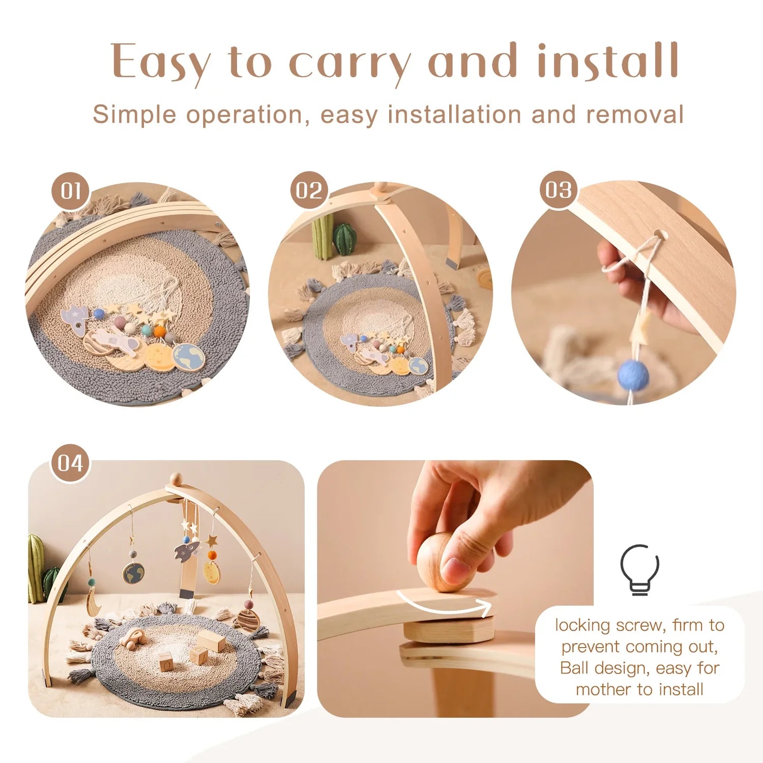 Montessori Baby Play Gym