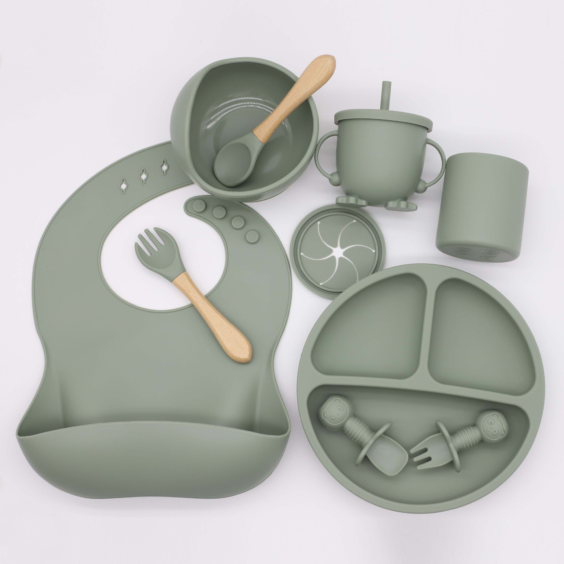 Silicone Baby Feeding Essentials Set