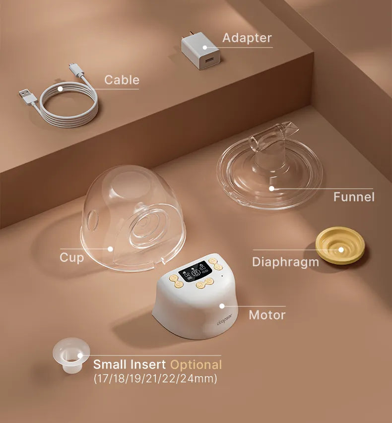 Hands-free Wearable Breast Pump