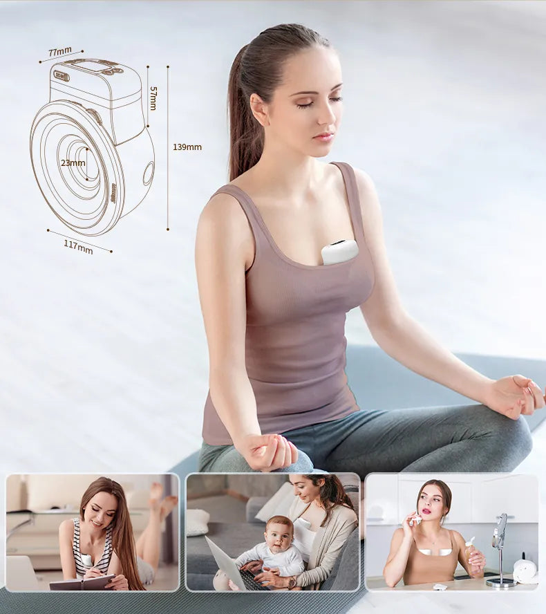 Hands-free Wearable Breast Pump